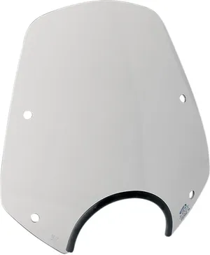Parabrisas Del Rey estilo Sportshield instalado en motocicleta