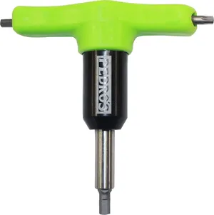 Corrector de par de dirección instalado en el manillar de una motocicleta Harley-Davidson