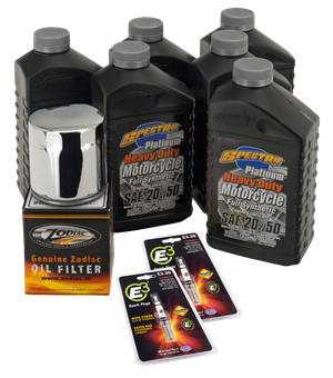 Kit de servicio y cambio de aceite con filtros y juntas para motocicletas americanas