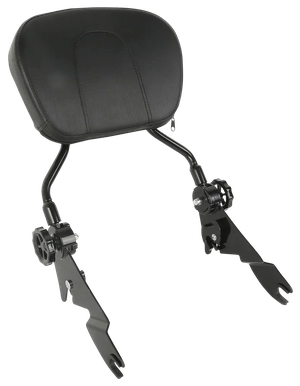 Kit de barra sissy bar con respaldo reclínale desmontable para viajes en motocicleta