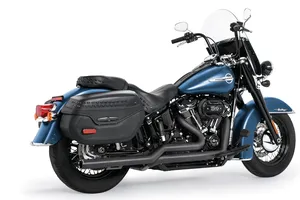 Fijadores rectos Blue-Proof con acabado azul metálico para montaje en moto