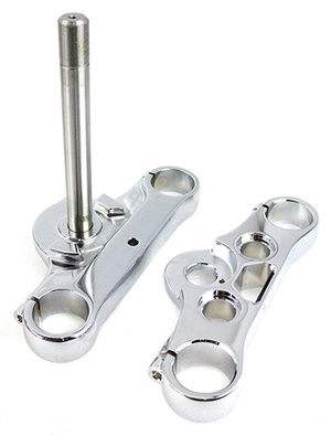 Kit de tijas inferiores estilo stock para horquillas de 49 mm