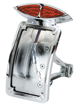 Soporte matrícula Cyclops montaje lateral con piloto LED integrado
