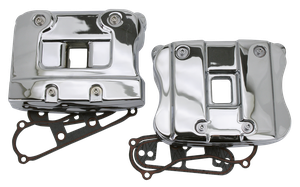 Par de tapas de balancines cromadas para motor Harley-Davidson Evolution