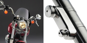 Pantalla desmontable rápida National Cycle para motocicleta