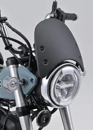 Visera de aluminio negro para instrumentos de moto con soportes de montaje incluidos