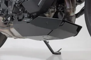Spoiler delantero negro para motocicleta estilo custom