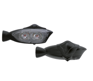 Piloto trasero Hell-Fire LED con intermitentes integrados para moto