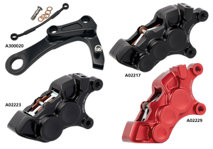 Frenos traseros Arlen Ness instalados en rueda de Harley-Davidson Softail
