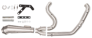 Escape Black Duck 2 en 1 negro mate para Harley-Davidson Softail Milwaukee Eight