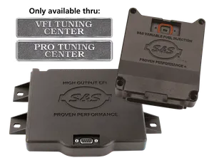 Módulo de inyección variable S&S de color negro