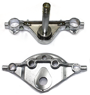 Kit de tijas de horquilla estilo stock para horquillas de 41 mm