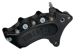 Pinzas de freno Harrison color billet para motocicleta