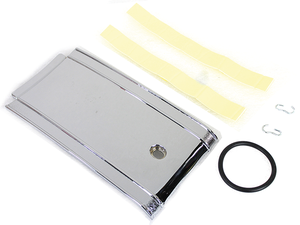 Extensión de guardabarros negra para motocicleta estilo americano