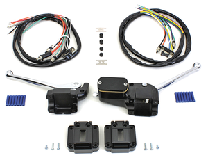 Juego de cajas para conmutadores eléctricos para motocicletas Harley-Davidson modelo 1972-1981
