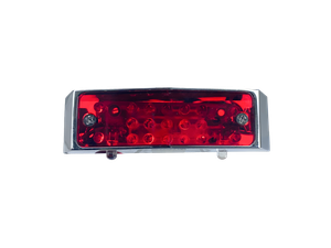 Soporte de matrícula Skull Maniacs negro con pilotos LED traseros integrados