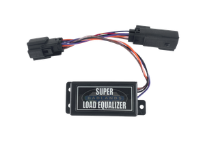 Sistema de nivelación de carga Badlands Load Equalizer III instalado en motocicleta