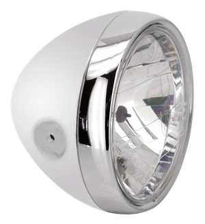 Faro circular custom de 7 pulgadas negro para motocicleta Harley-Davidson