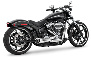 Escape Shorty 2-into-1 de acero inoxidable para moto