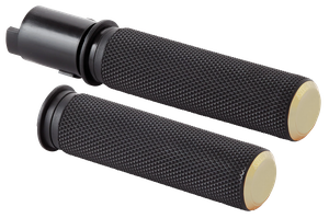 Puños de manillar Arlen Ness Knurled Fusion con textura estriada