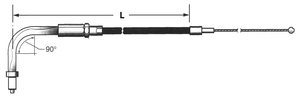 Cable acelerador y retorno T06 Screamin' Eagle para Harley-Davidson Road King 2002-2003