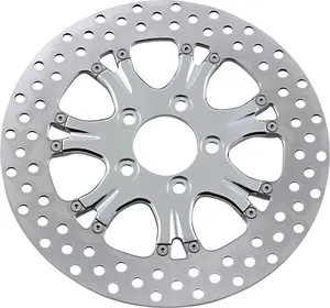 Disco de freno de dos piezas para motocicleta