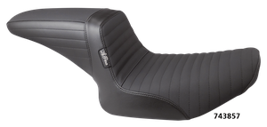 Asiento Le Pera Kickflip solo negro para motocicleta Harley-Davidson FXR