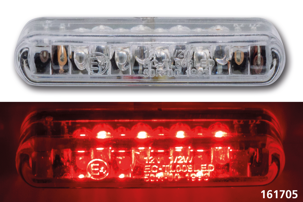 Piloto trasero LED personalizado con aprobación electrónica para motocicleta