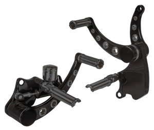 Controles avanzados Vity's Design instalados en manillar de Harley-Davidson Softail