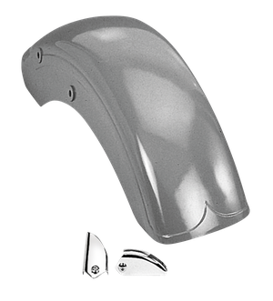 Guardabarros trasero custom negro para motocicleta Harley-Davidson Softail