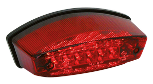 Piloto trasero Hellfire con diodos LED montado en motocicleta