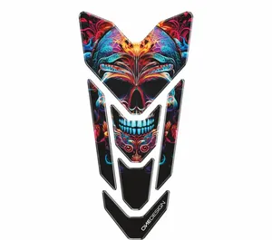 Calcomanías decorativas para protector de depósito de motocicleta