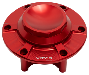 Tapón de gasolina estilo Decagon para depósito de moto Victory