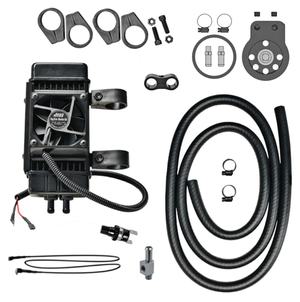 Kit de montaje vertical para ventilador del radiador de aceite de motocicleta