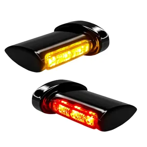 Par de intermitentes LED estilo ala Winglets para motocicleta Harley-Davidson
