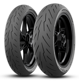 Neumático Pirelli Diablo Powercruiser negro con dibujo específico para custom