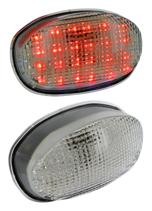 Piloto trasero LED Speed con intermitentes integrados para moto custom