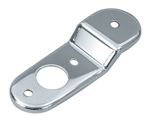 Soporte metálico cromado para bocina de motocicleta