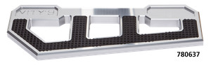 Par de plataformas traseras Racing Vity's Design en acabado negro mate