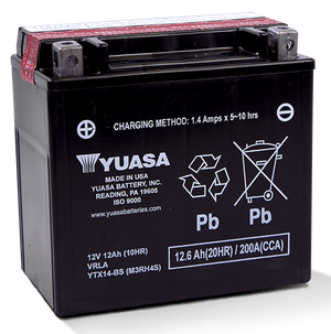Batería Yuasa V-Force de alta potencia libre de mantenimiento