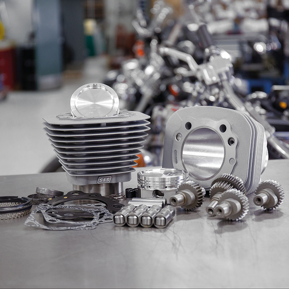 Kit de cilindros y pistones S&S Hooligan para motor Harley-Davidson