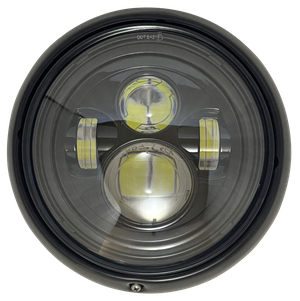 Carenado Batwing negro con diseño Triple Eye de la marca Corner Value Parts