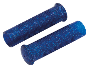 Juego de puños metálicos con acabado metal flake para manillar de motocicleta