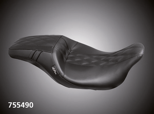 Asiento Le Pera Outcast negro para Harley-Davidson Touring