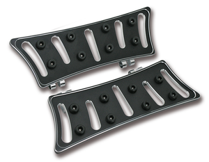 Par de plataformas en aluminio billet Slasher para motocicleta
