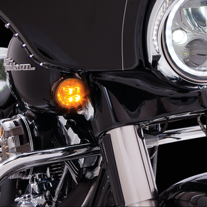 Inserciones intermitente Fang Ciro para motocicleta custom