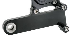 Par de pinzas de freno Harrison color aluminio forjado billet para motocicleta