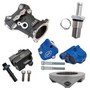Paquete de protección S&S instalado en motor Milwaukee Eight de Harley-Davidson