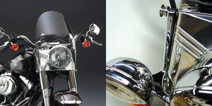 Pantalla desmontable rápida National Cycle para motocicleta