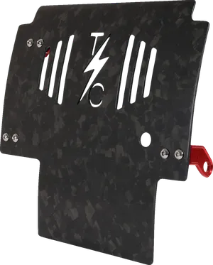 Placa de protección inferior de fibra de carbono forjada para motocicleta